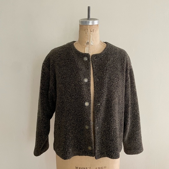 Dakini Sherpa jacket brown small - Picture 2 of 8